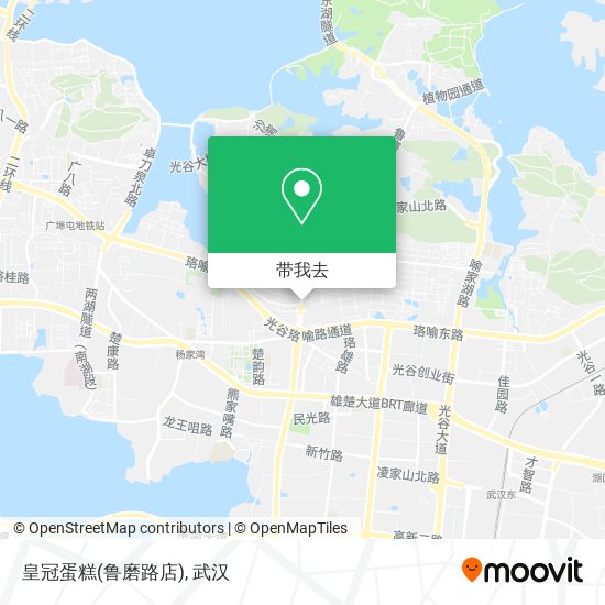 皇冠蛋糕(鲁磨路店)地图