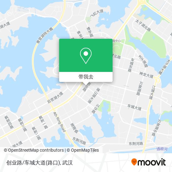 创业路/车城大道(路口)地图