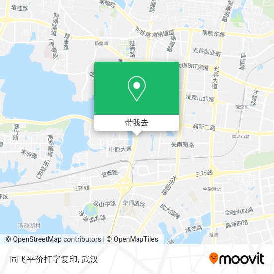 同飞平价打字复印地图