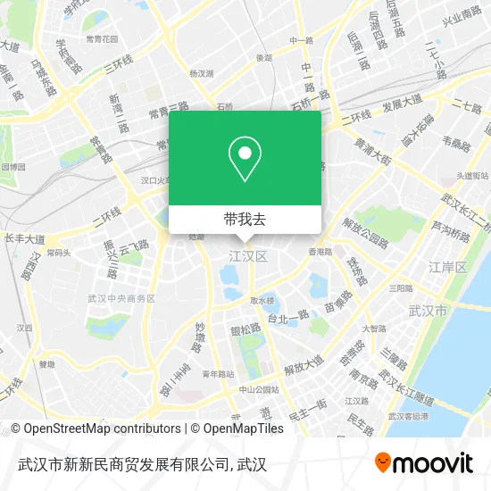武汉市新新民商贸发展有限公司地图