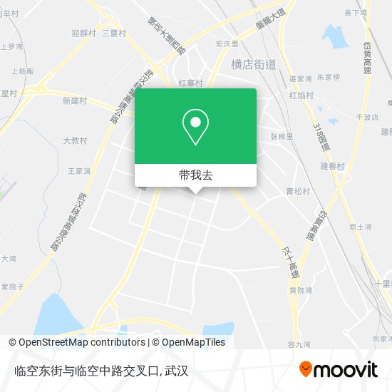 临空东街与临空中路交叉口地图
