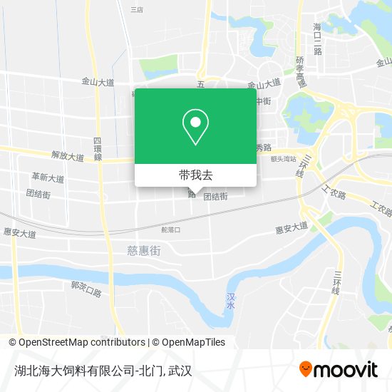 湖北海大饲料有限公司-北门地图