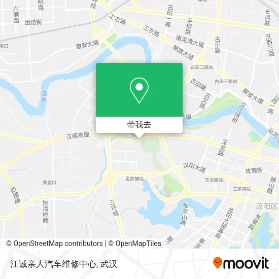江诚亲人汽车维修中心地图