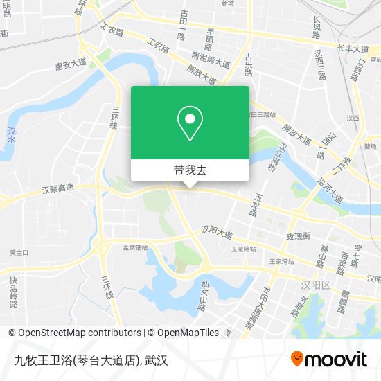 九牧王卫浴(琴台大道店)地图