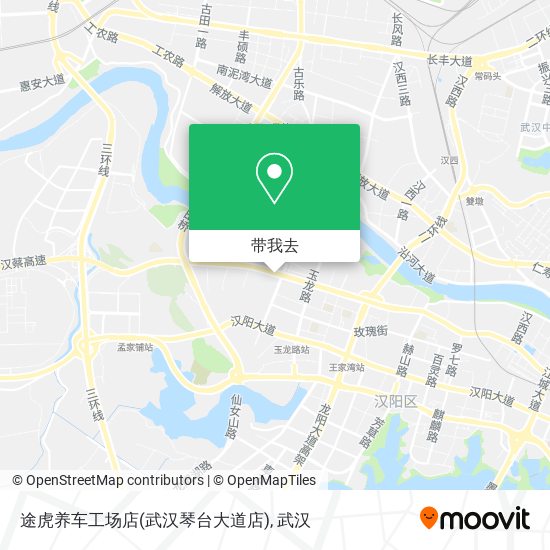 途虎养车工场店(武汉琴台大道店)地图