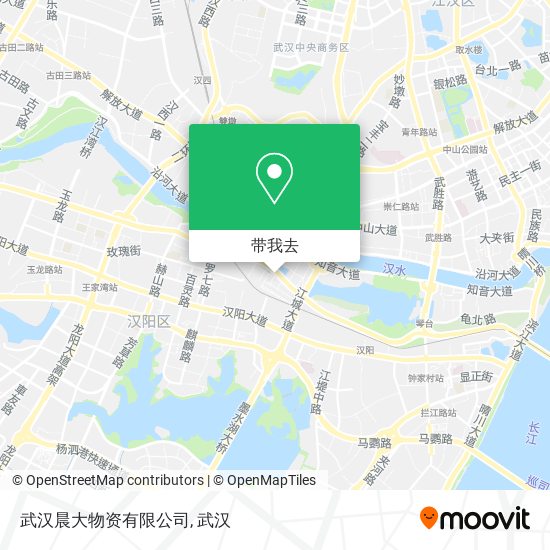 武汉晨大物资有限公司地图