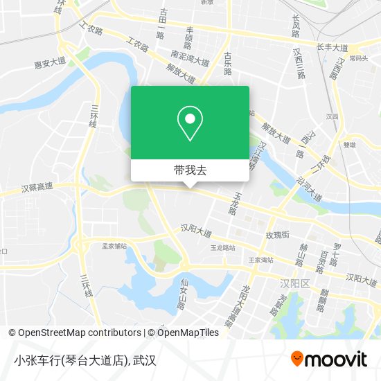小张车行(琴台大道店)地图