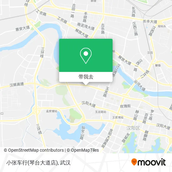 小张车行(琴台大道店)地图
