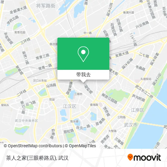 茶人之家(三眼桥路店)地图
