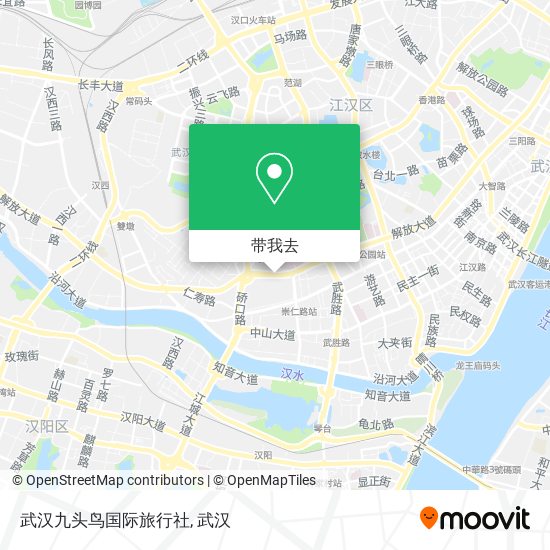 武汉九头鸟国际旅行社地图