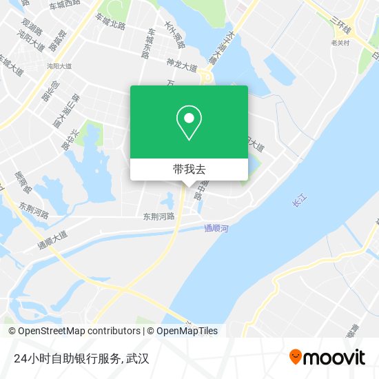 24小时自助银行服务地图