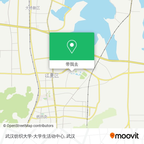 武汉纺织大学-大学生活动中心地图