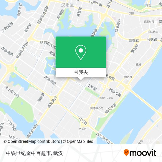 中铁世纪金中百超市地图