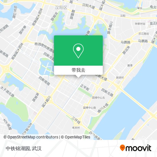 中铁锦湖园地图