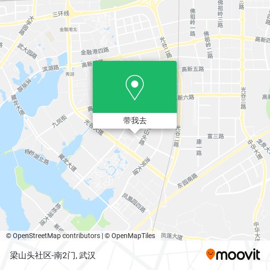 梁山头社区-南2门地图