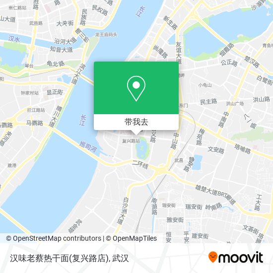 汉味老蔡热干面(复兴路店)地图