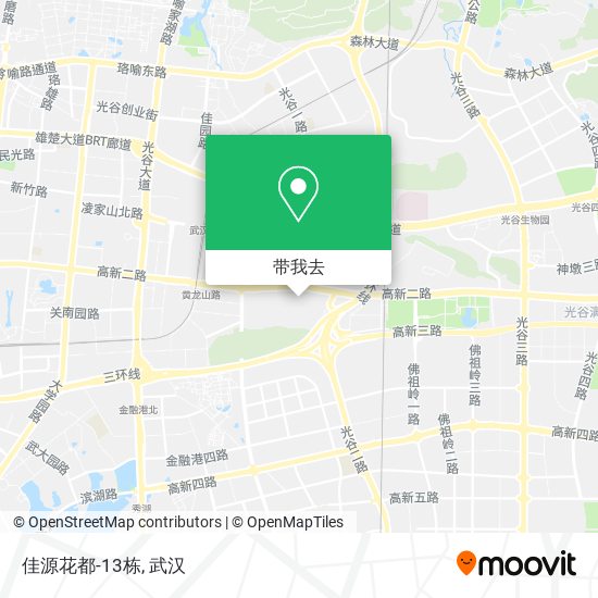 佳源花都-13栋地图