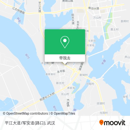 平江大道/军安道(路口)地图