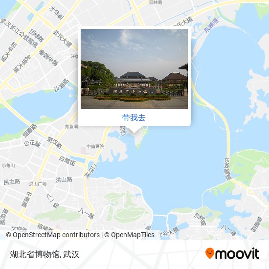 湖北省博物馆地图