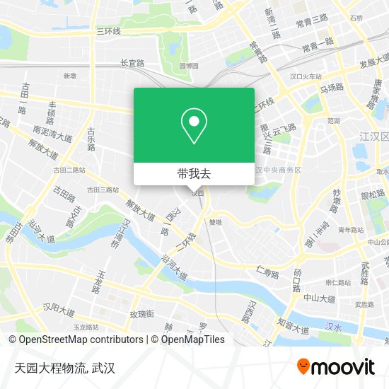 天园大程物流地图