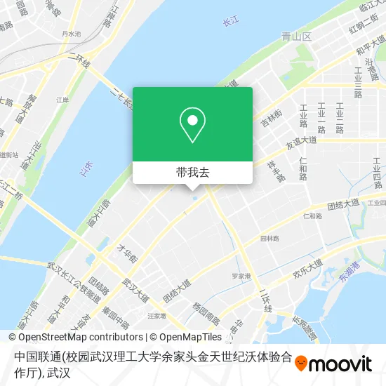 中国联通(校园武汉理工大学余家头金天世纪沃体验合作厅)地图