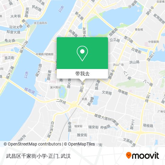 武昌区千家街小学-正门地图