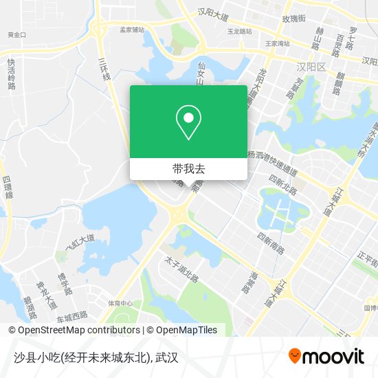 沙县小吃(经开未来城东北)地图