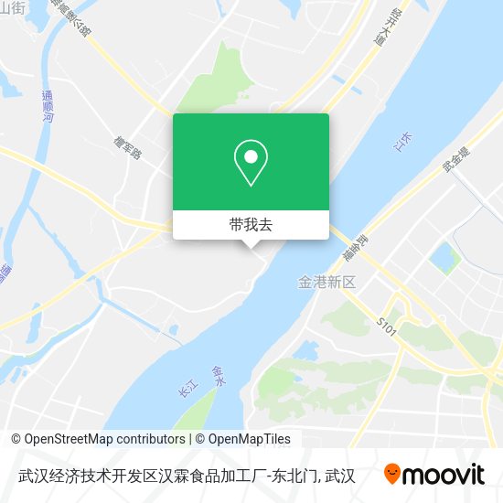 武汉经济技术开发区汉霖食品加工厂-东北门地图