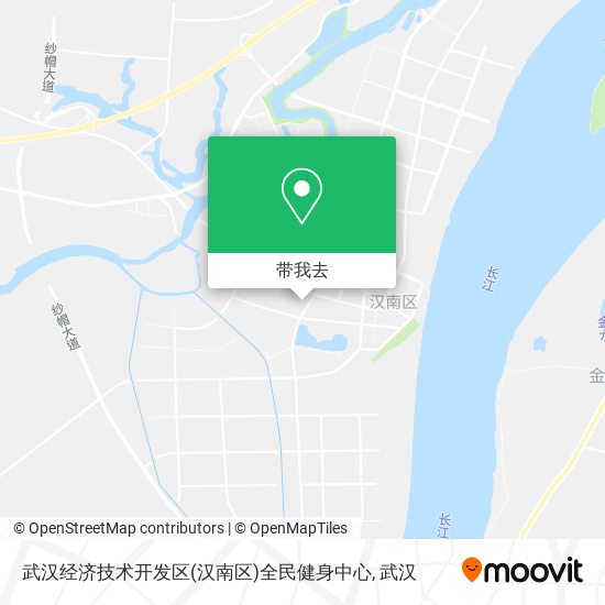 武汉经济技术开发区(汉南区)全民健身中心地图