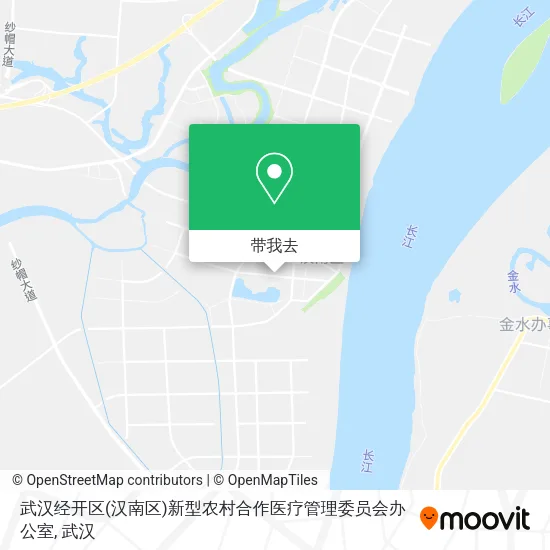 武汉经开区(汉南区)新型农村合作医疗管理委员会办公室地图
