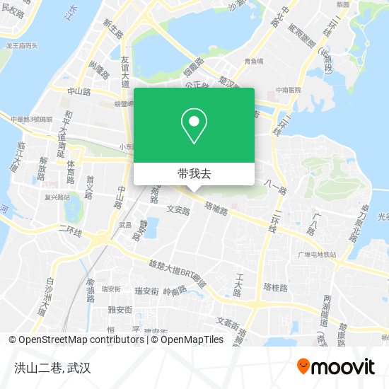 洪山二巷地图
