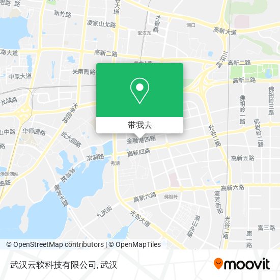 武汉云软科技有限公司地图
