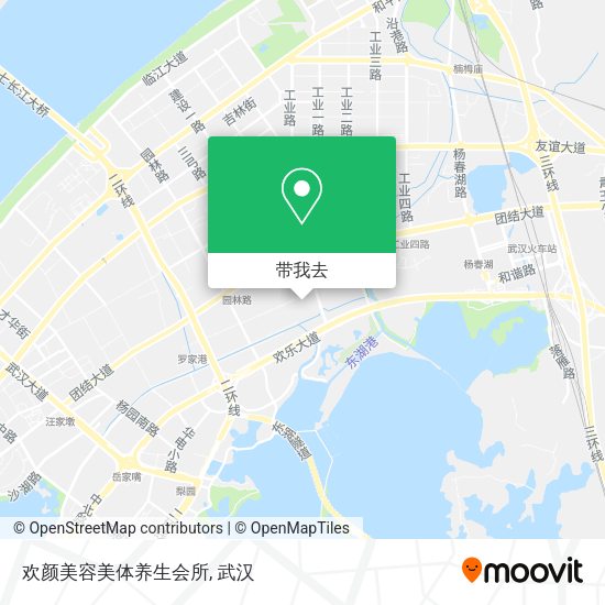 欢颜美容美体养生会所地图