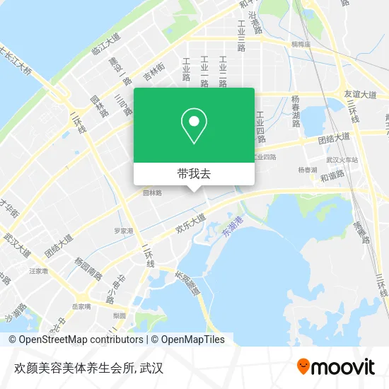 欢颜美容美体养生会所地图