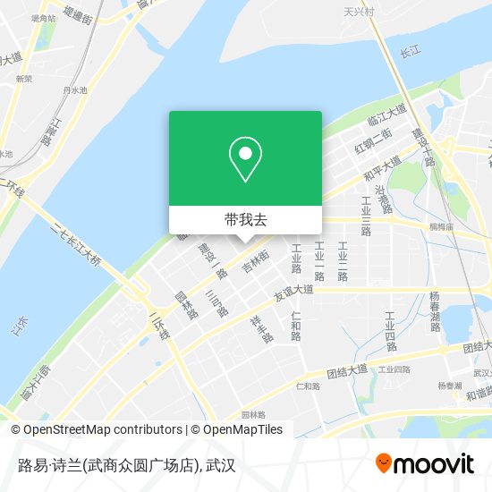 路易·诗兰(武商众圆广场店)地图