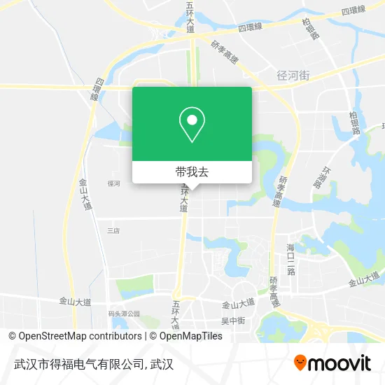 武汉市得福电气有限公司地图