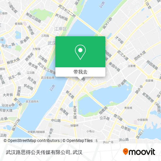 武汉路思得公关传媒有限公司地图