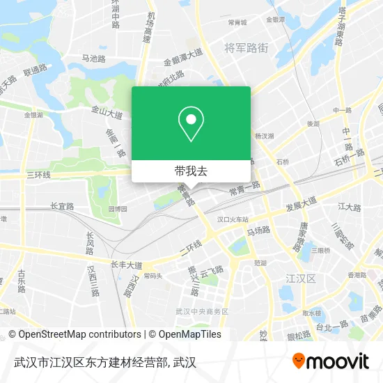 武汉市江汉区东方建材经营部地图