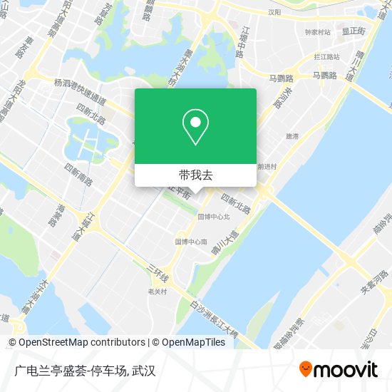 广电兰亭盛荟-停车场地图