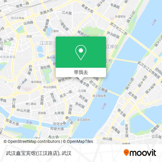 武汉鑫宝宾馆(江汉路店)地图