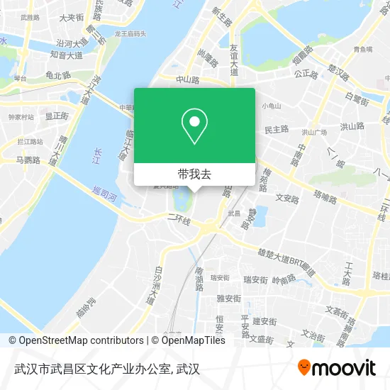 武汉市武昌区文化产业办公室地图