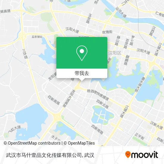 武汉市马什壹品文化传媒有限公司地图