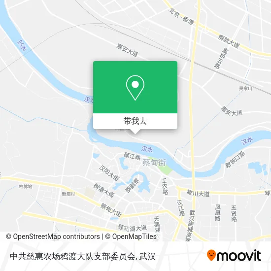 中共慈惠农场鸦渡大队支部委员会地图