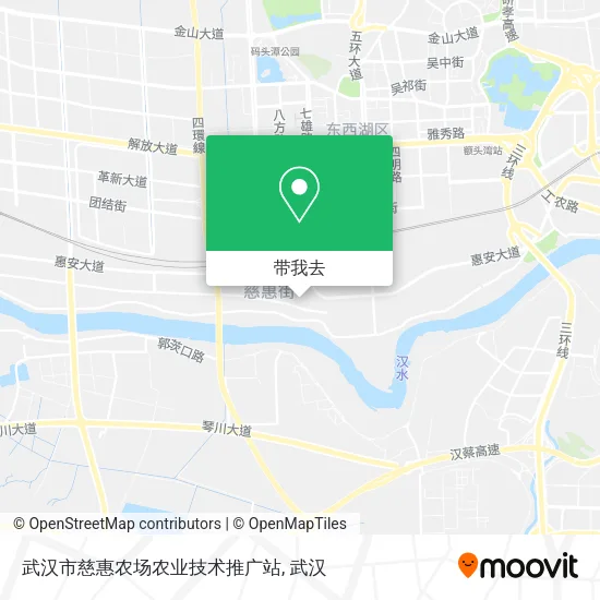 武汉市慈惠农场农业技术推广站地图