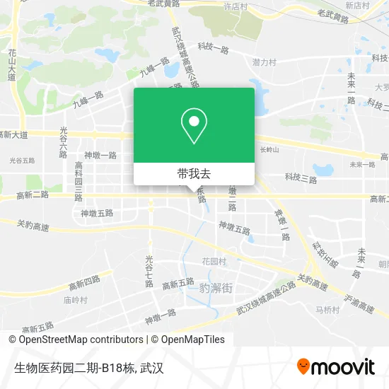 生物医药园二期-B18栋地图