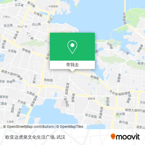 欧亚达虎泉文化生活广场地图