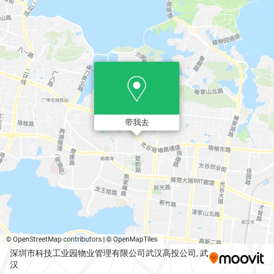 深圳市科技工业园物业管理有限公司武汉高投公司地图