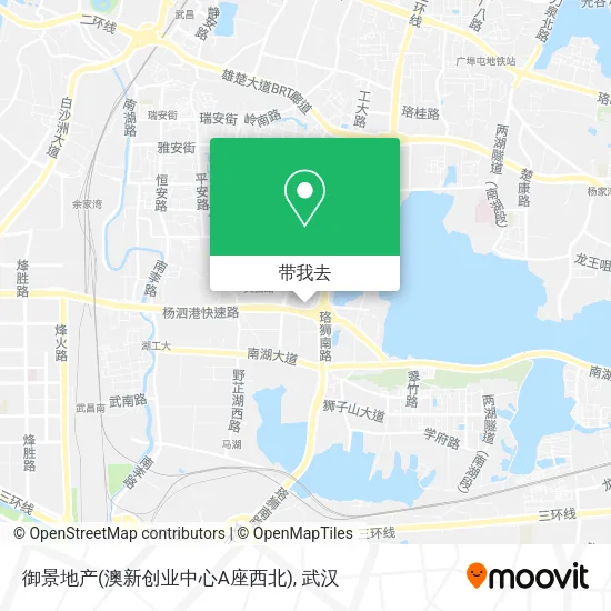 御景地产(澳新创业中心A座西北)地图