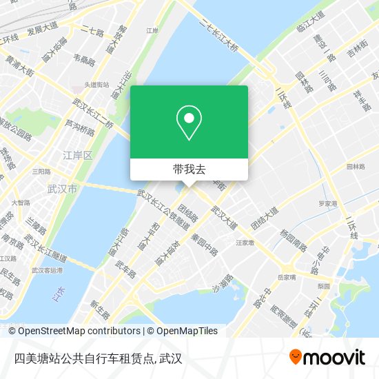 四美塘站公共自行车租赁点地图