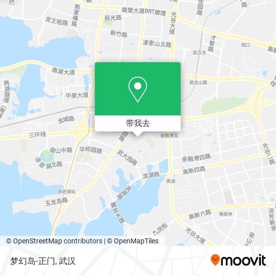 梦幻岛-正门地图